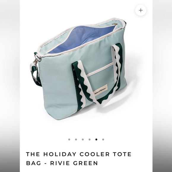 NWT- Business‎ & Pleasure- THE HOLIDAY COOLER TOTE BAG - RIVIE GREEN - Picture 7 of 11